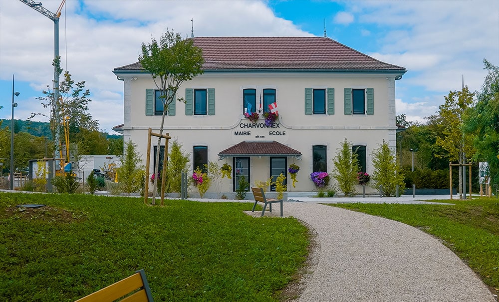 Mondou travaux mairie charvonnex après