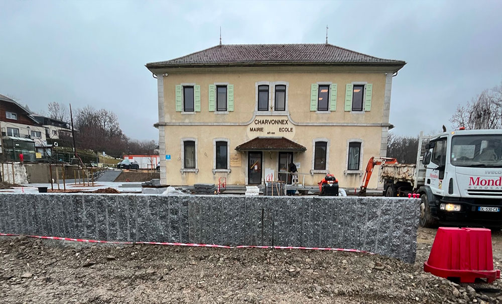 Mondou travaux mairie charvonnex avant Mondou travaux mairie charvonnex avant
